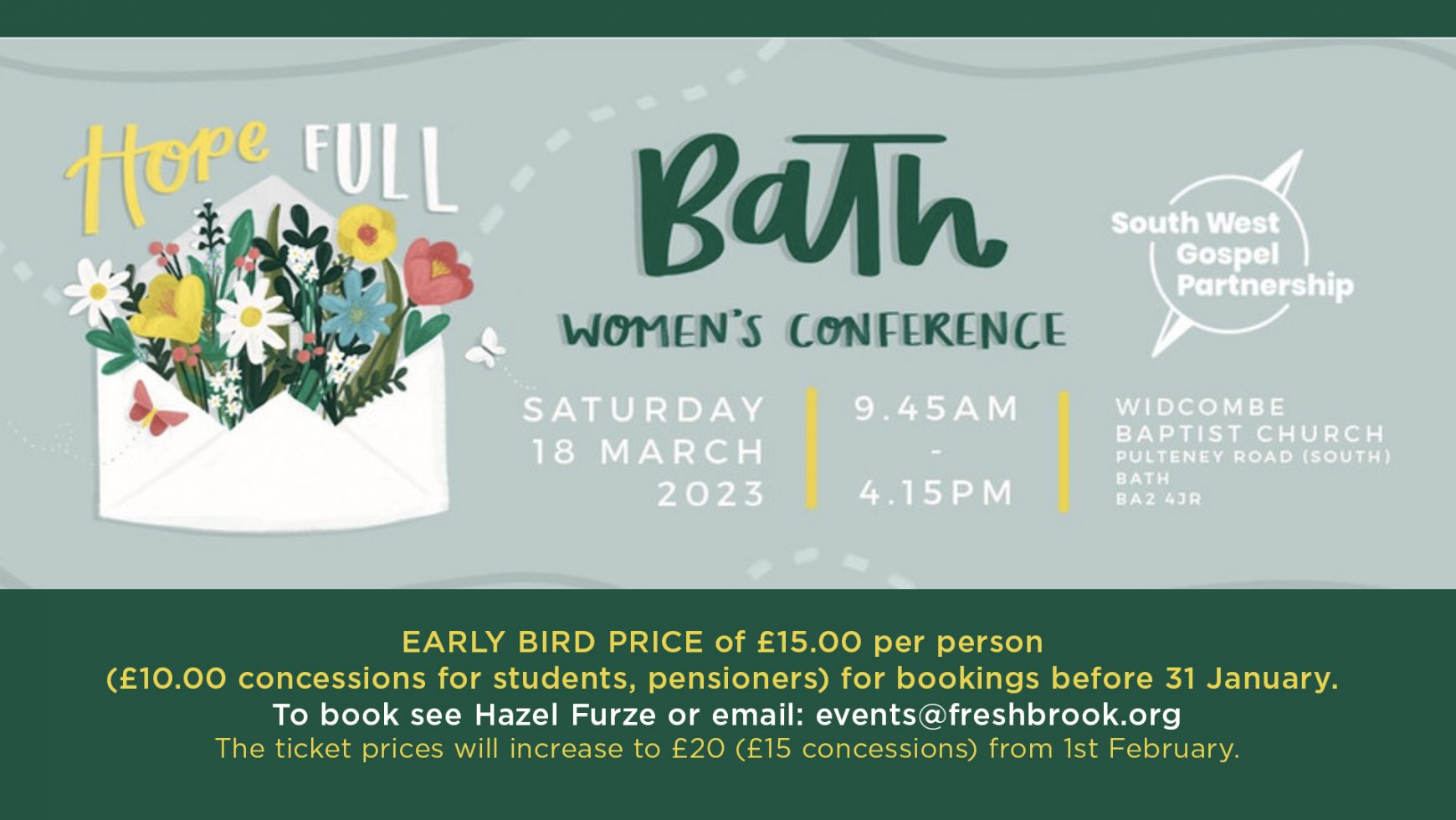 Join us at the Bath Women’s Conference