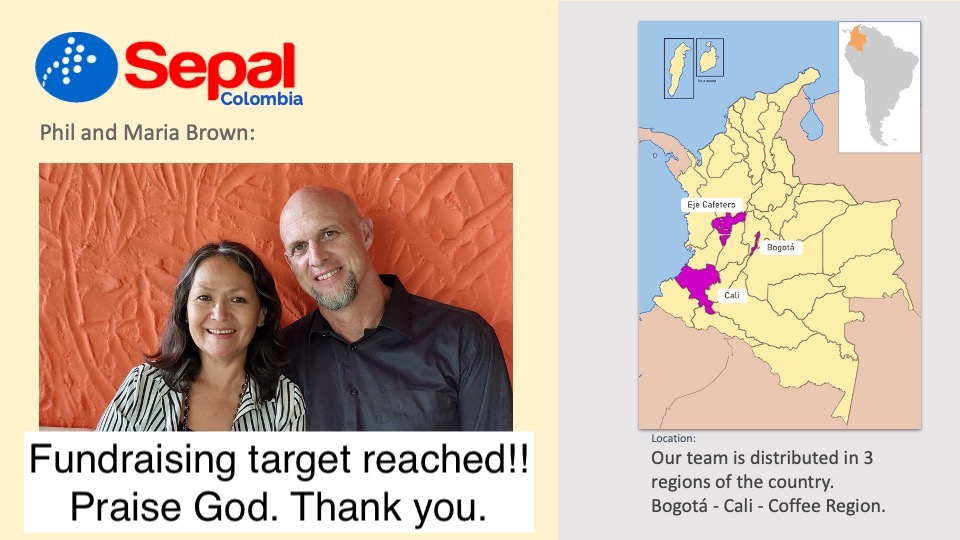 UPDATE: Supporting the work of Phil Brown in Colombia