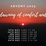 Advent 2023: The Dawning of Comfort and Joy
