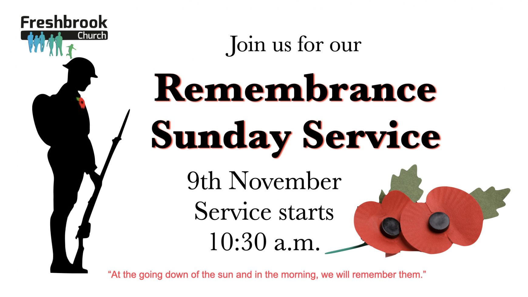 Our Remembrance Sunday Service.