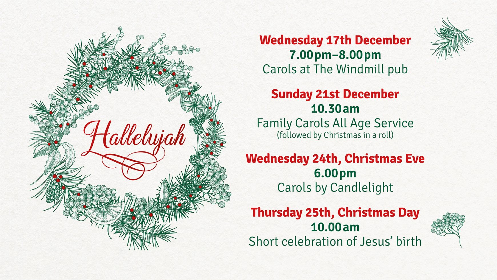 Join with us to celebrate Christmas this year!