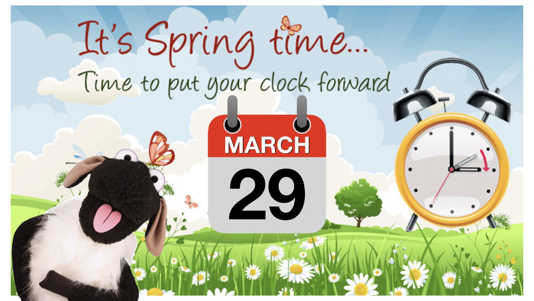 The clocks are changing again!