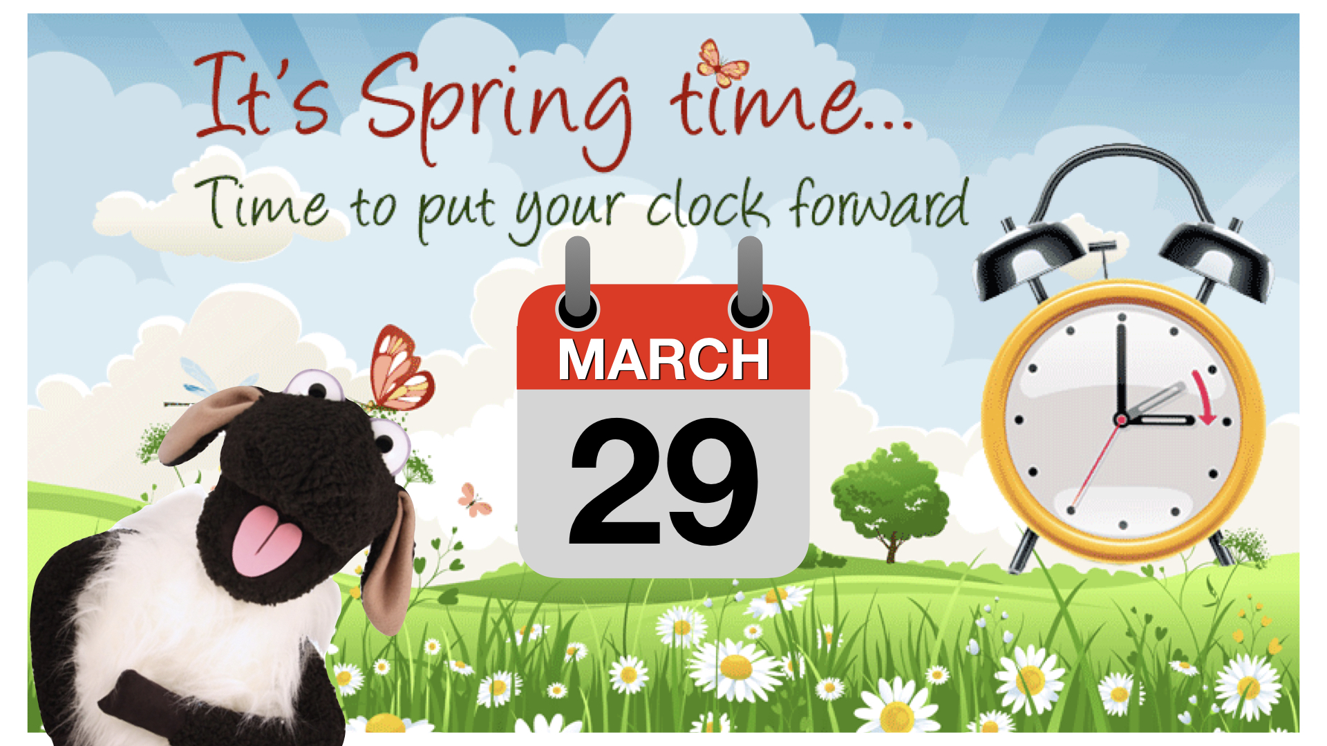 The clocks are changing again!