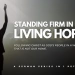 A new preaching Series in 1 Peter