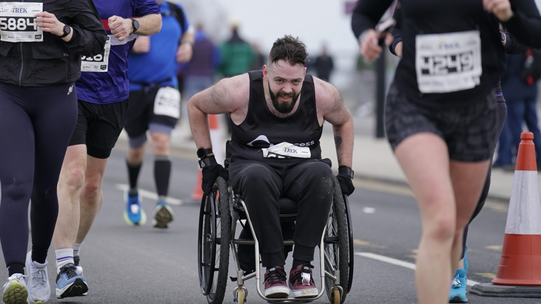 London Marathon participant – Wes Newman