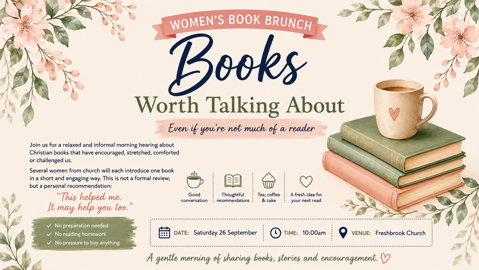 Women’s book brunch