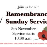 Our Remembrance Sunday Service.